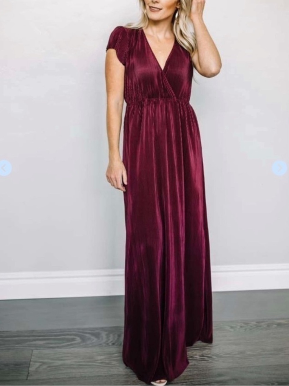 Baltic Born Athena Burgundy Maxi Dress